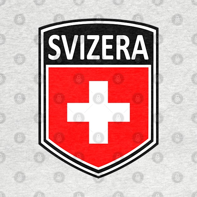 Flag Shield - Svizera by Taylor'd Designs